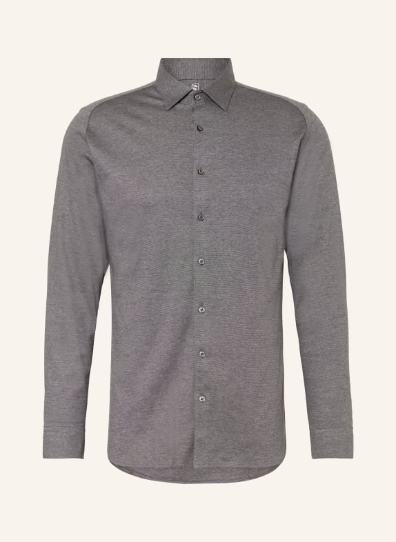 DESOTO Jersey shirt slim fit DARK GRAY