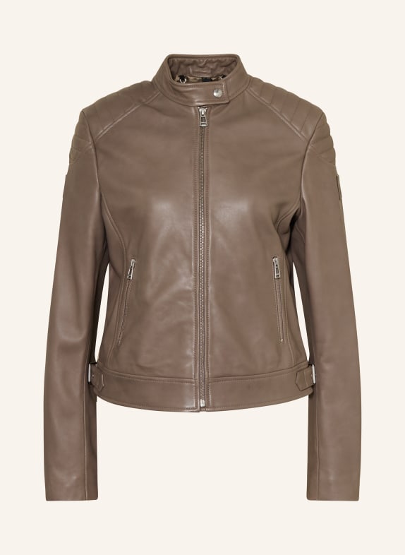 BELSTAFF Lederjacke MOLLISON TAUPE