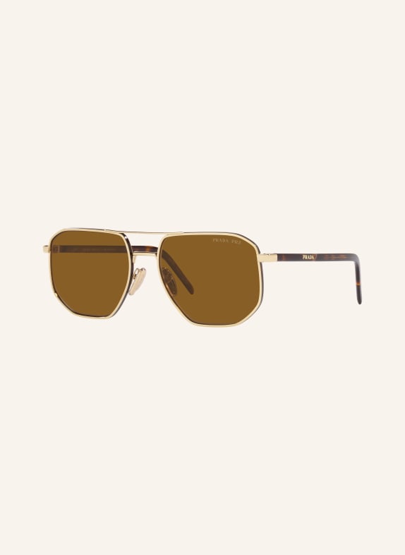 PRADA Sonnenbrille PR59YS ZVN5Y1 - ROSÉGOLD/ BRAUN POLARISIERT