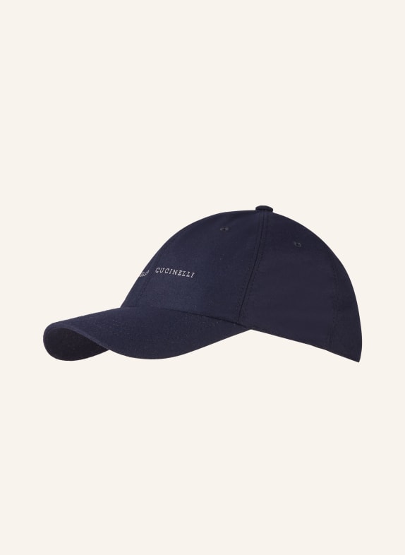 BRUNELLO CUCINELLI Cashmere-Cap DUNKELBLAU