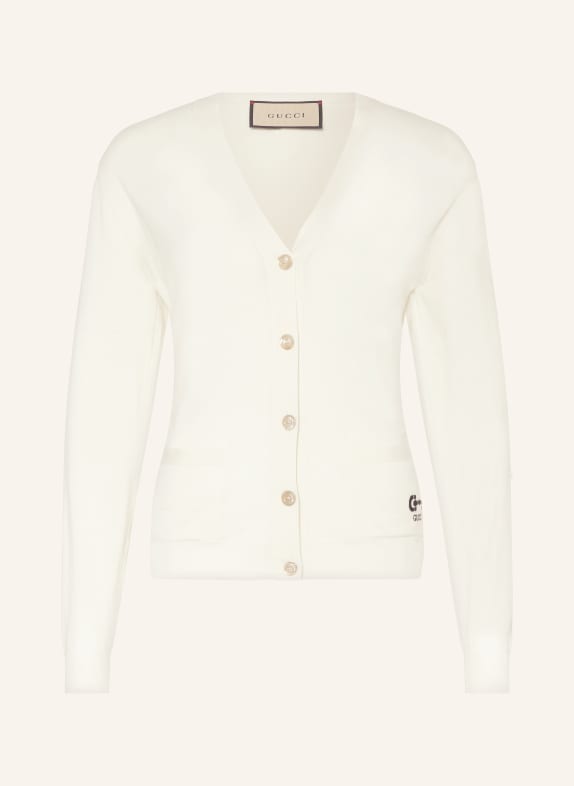 GUCCI Strickjacke WEISS