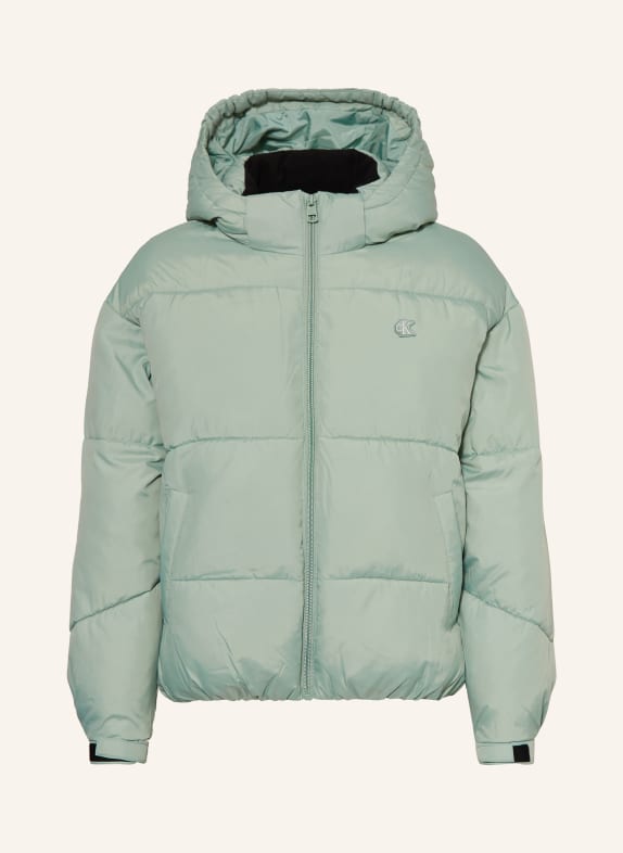 Calvin Klein Kurtka pikowana MIĘTOWY