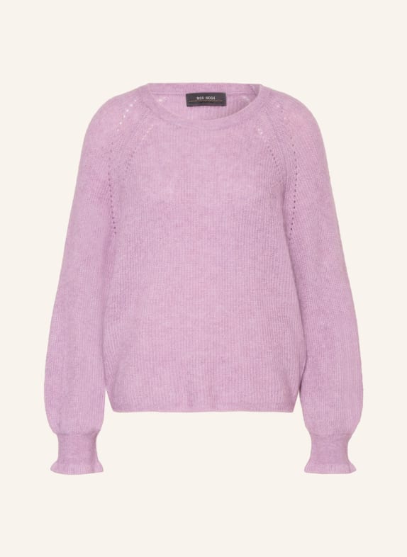 MOS MOSH Pullover mit Alpaka HELLLILA