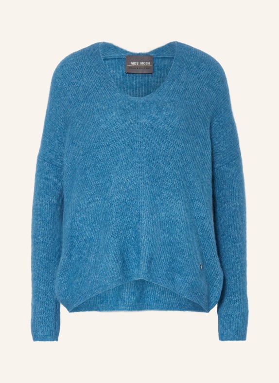 MOS MOSH Pullover THORA mit Alpaka BLAU