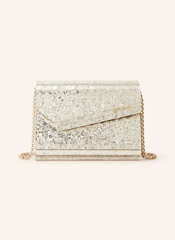 JIMMY CHOO Clutch CANDY SILBER