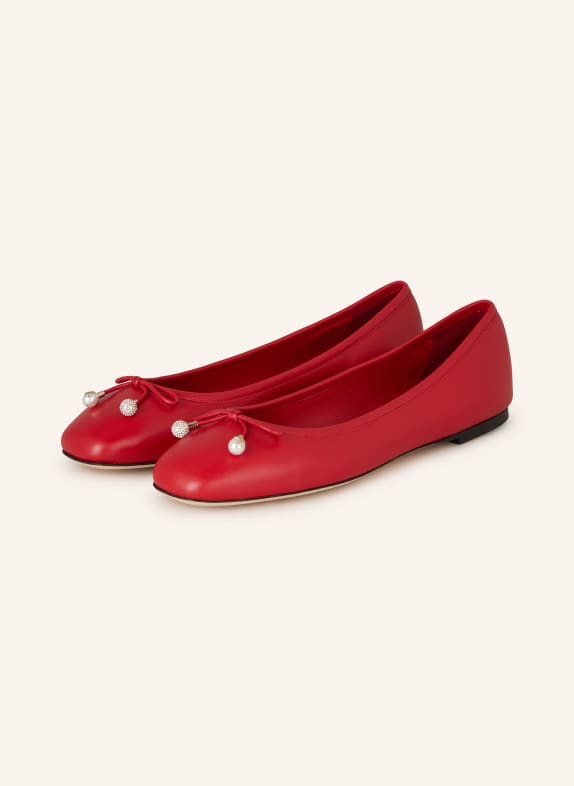 JIMMY CHOO Ballet flats ELME FLAT RED