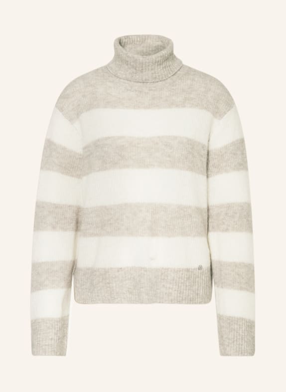 MOS MOSH Turtleneck sweater AIDY CREAM/ LIGHT BROWN