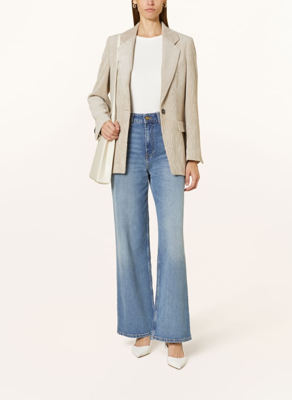 DRYKORN Lange blazer GLENDALE van corduroy TAUPE