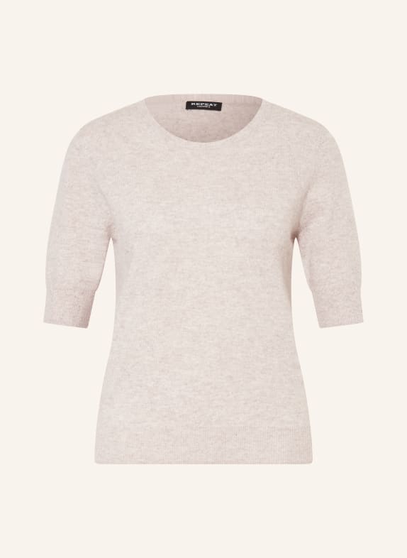 REPEAT Strickshirt aus Cashmere BEIGE