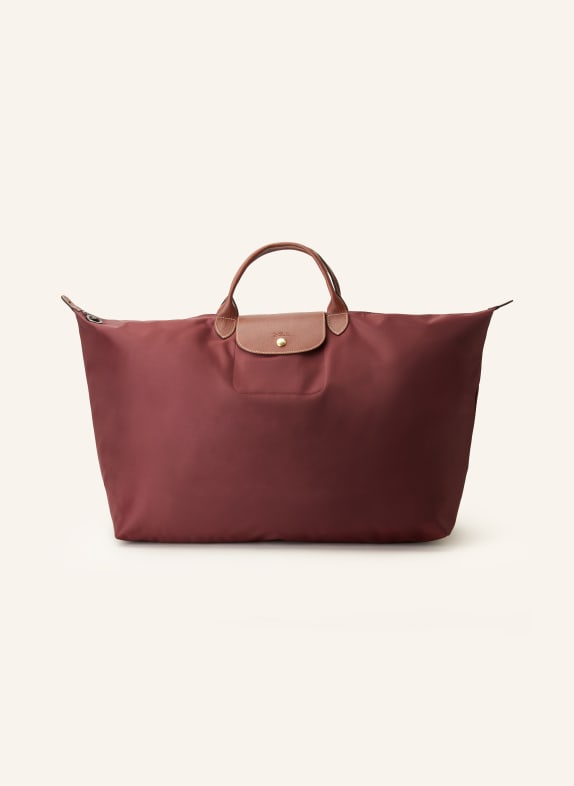 LONGCHAMP Reisetasche LE PLIAGE XL DUNKELROT/ BRAUN