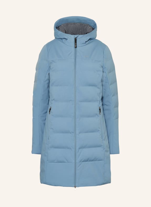 me°ru' Steppmantel UDDEVALLA HELLBLAU