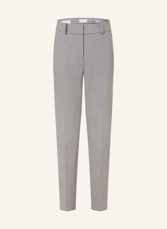 PESERICO Trousers LIGHT GRAY