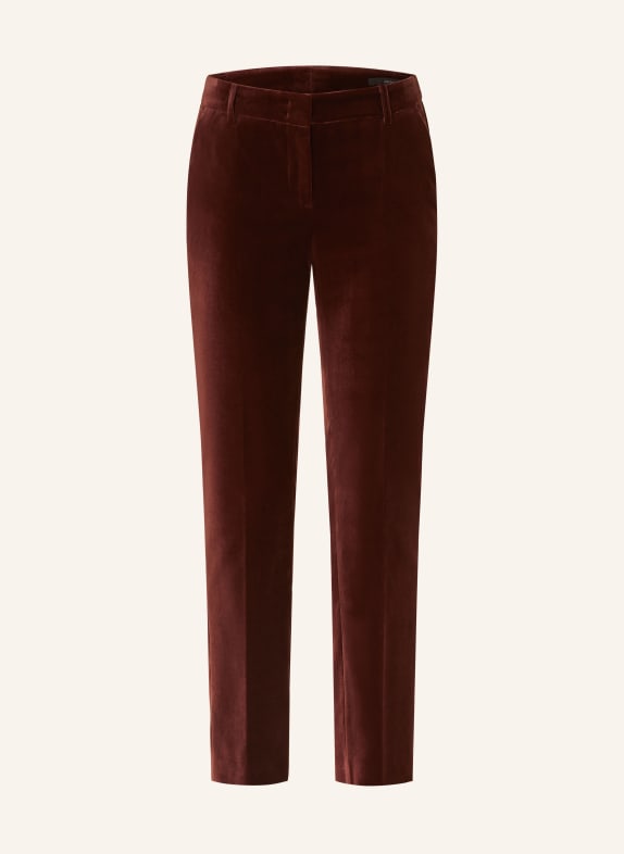 windsor. Velvet pants DARK BROWN