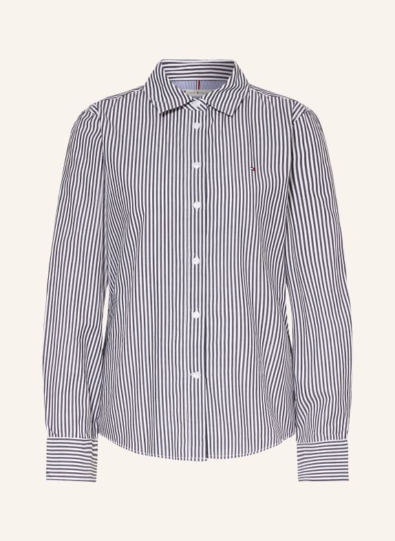 TOMMY HILFIGER Shirt blouse DARK BLUE/ WHITE