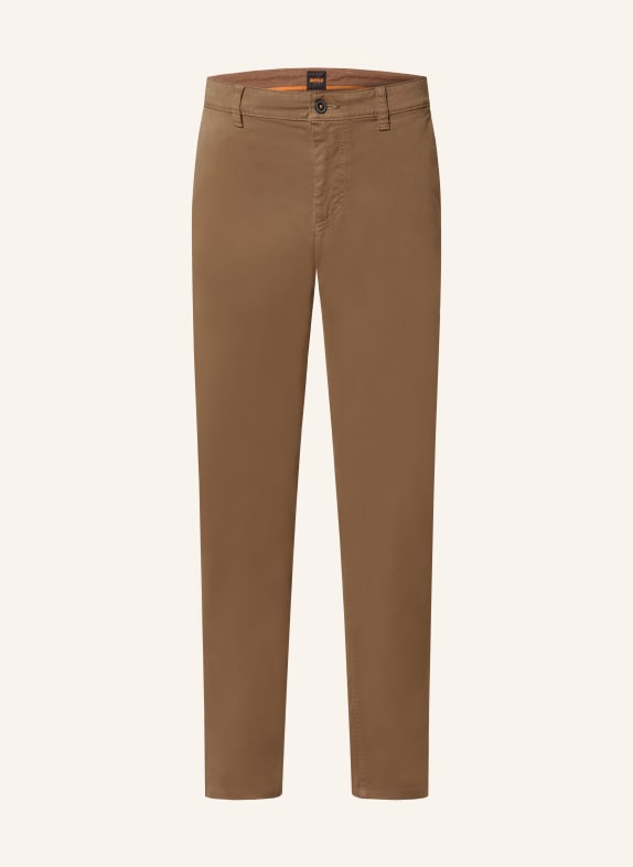 BOSS Chinos tapered fit BROWN