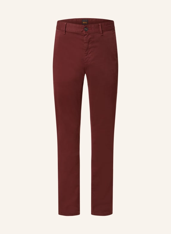 BOSS Chinos CHINO slim fit DARK RED