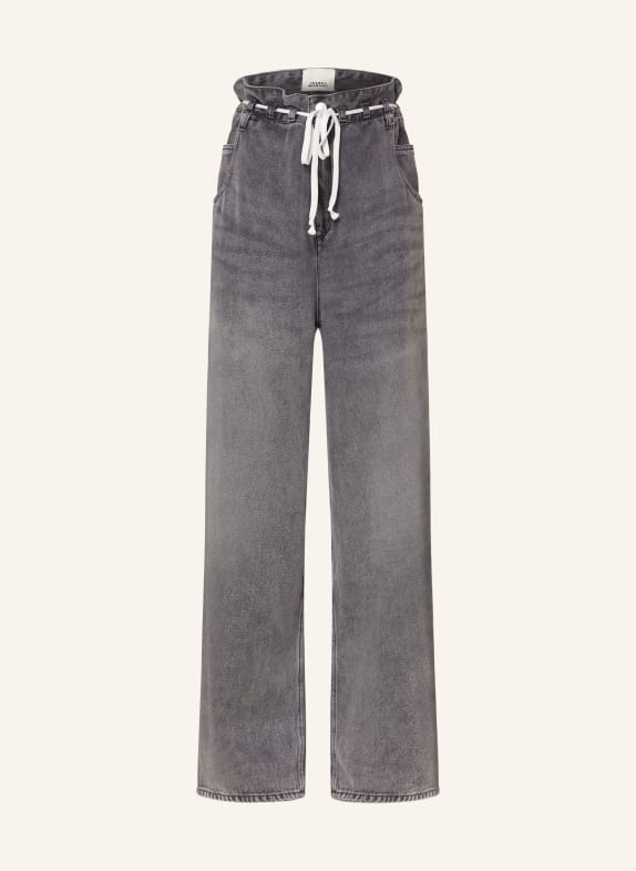 MARANT ÉTOILE Paperbag-Jeans JORDY 02LY 
LIGHT GREY