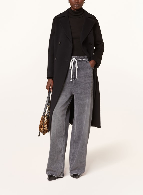 MARANT ÉTOILE Jeansy paperbag JORDY 02LY 
LIGHT GREY