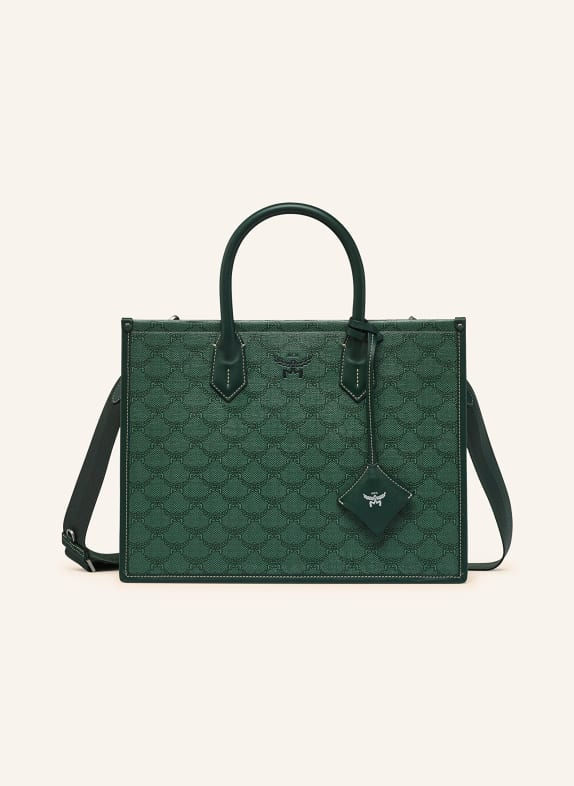 MCM Shopper HIMMEL LAURETOS MEDIUM ZELENÁ/ ČERNÁ