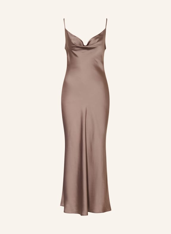 GUESS Satin dress AKILINA TAUPE