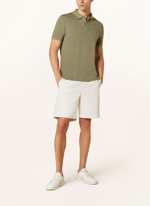 LACOSTE Piqué poloshirt Slim Fit KAKI