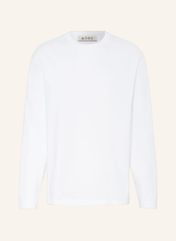 RÓHE Long sleeve shirt WHITE