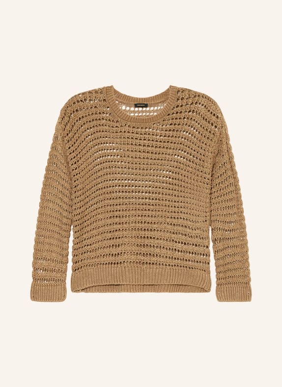 MORE & MORE Pullover mit 3/4-Arm BEIGE