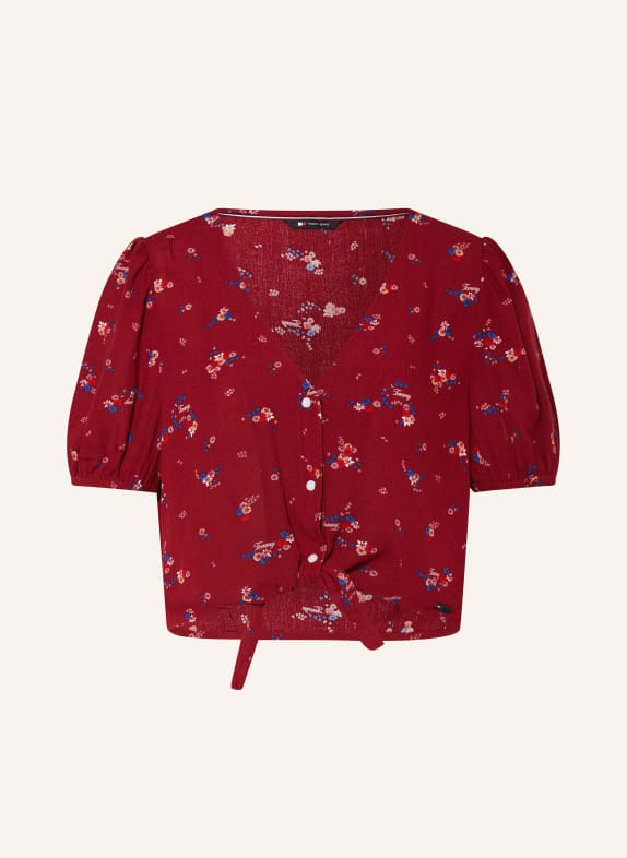 TOMMY JEANS Shirt blouse DARK RED