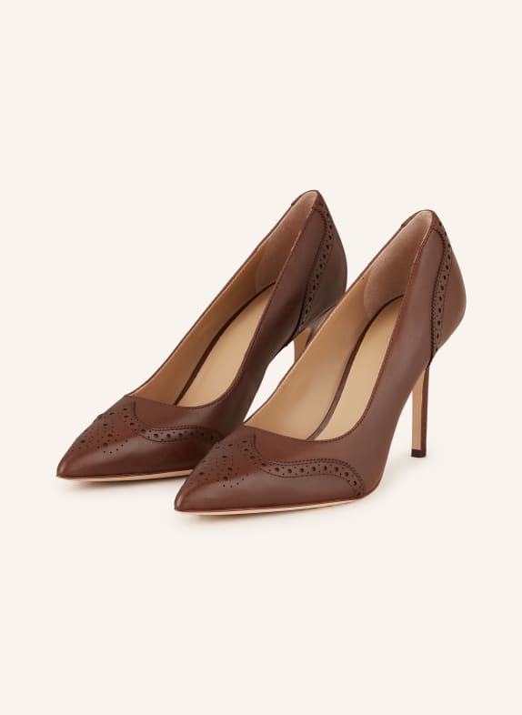 LAUREN RALPH LAUREN Pumps LYNDEN DUNKELBRAUN