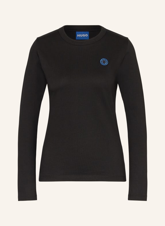 HUGO BLUE Longsleeve DALIRIA SCHWARZ