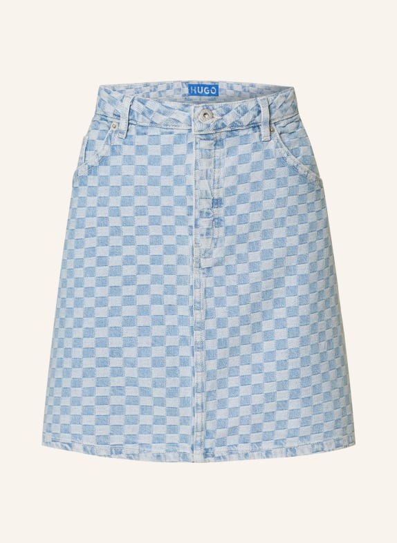 HUGO BLUE Jeansrock GAMI 458 LIGHT/PASTEL BLUE