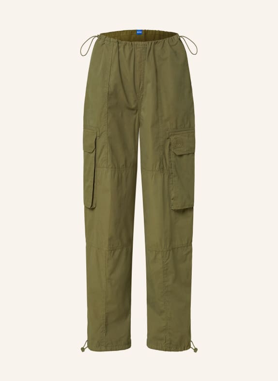 HUGO BLUE Cargohose HAFISON OLIV