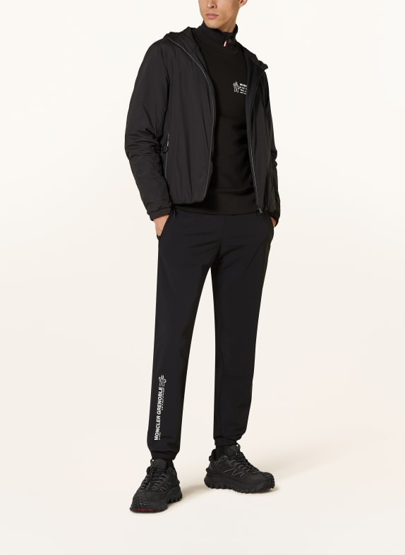 MONCLER GRENOBLE ハーフジップ スウェットシャツ MONCLER フード付きジップアップスウェットシャツ 大人気