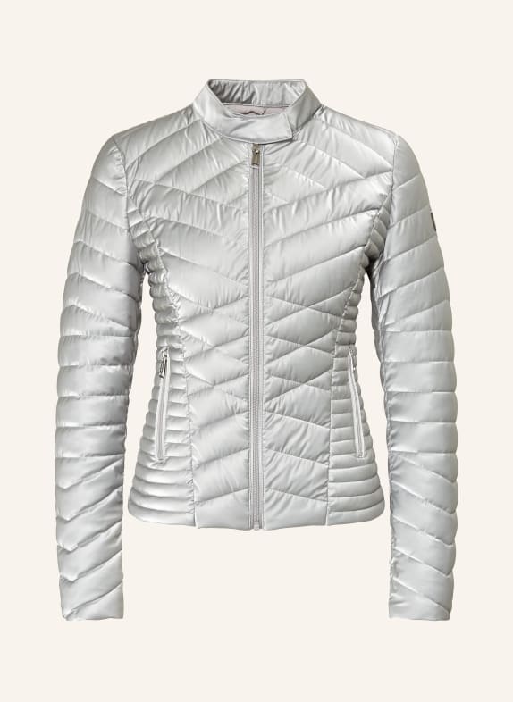 GUESS Quilted jacket NEW VONA SILVER