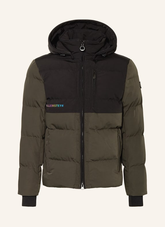 WELLENSTEYN Steppjacke ROYAL FLASH mit DUPONT™ SORONA®-Isolierung SCHWARZ/ KHAKI