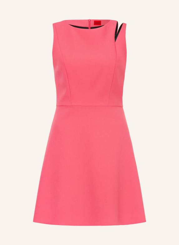 HUGO Dress KISUNA with cut-out PINK