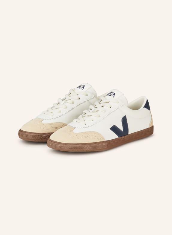 VEJA Sneaker VOLLEY WEISS/ BEIGE/ SCHWARZ