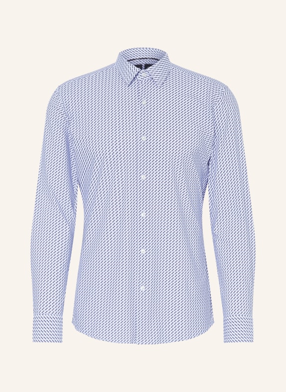 BOSS Shirt HANK slim fit LIGHT BLUE/ BLACK/ WHITE