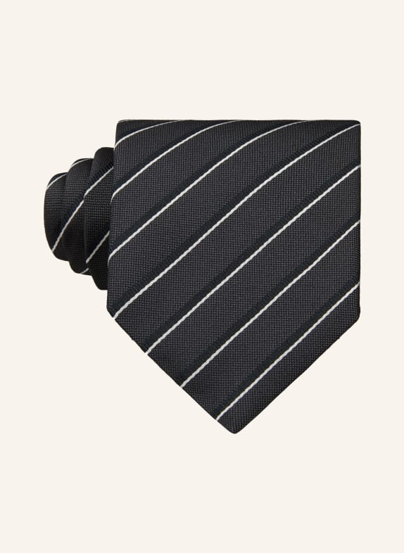 BOSS Tie DARK GRAY/ GRAY