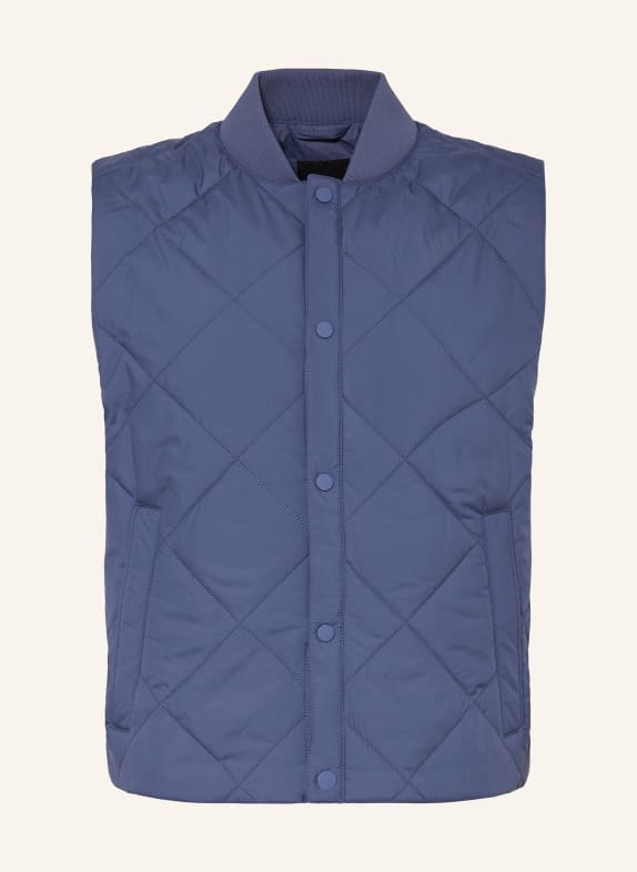 BOSS Quilted vest CANOPUS DARK BLUE