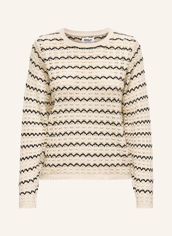 ONLY Pullover BEIGE/ SCHWARZ