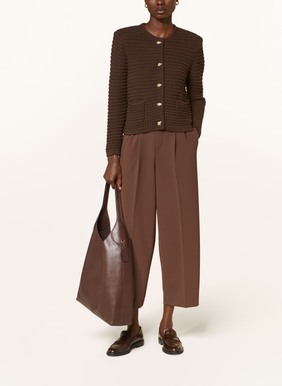 COACH Tassenmodel BROOKLYN LARGE MARRON FONCÉ