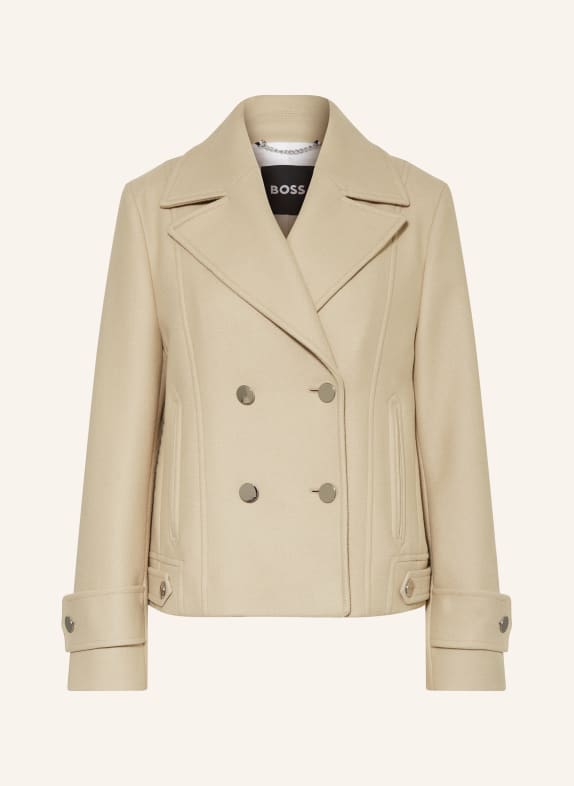 BOSS Pea coat CAPEKA CREAM