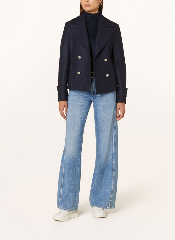 BOSS Pea coat CAPEKA DARK BLUE