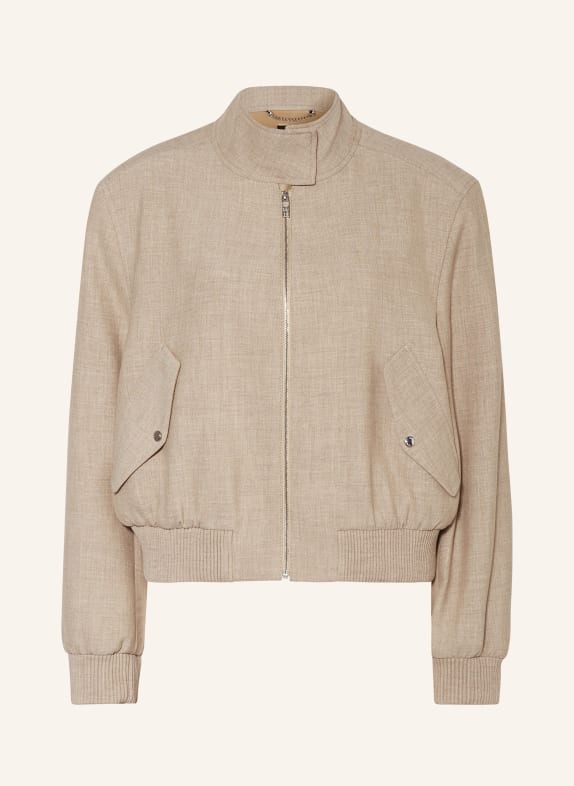 BOSS Bomber jacket JAMAYA BEIGE