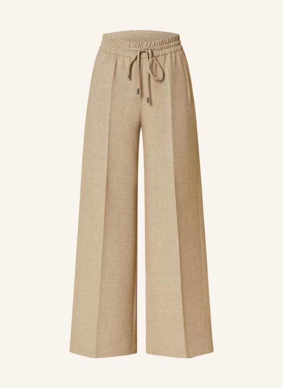 BOSS Wide leg trousers TAMAYA BEIGE