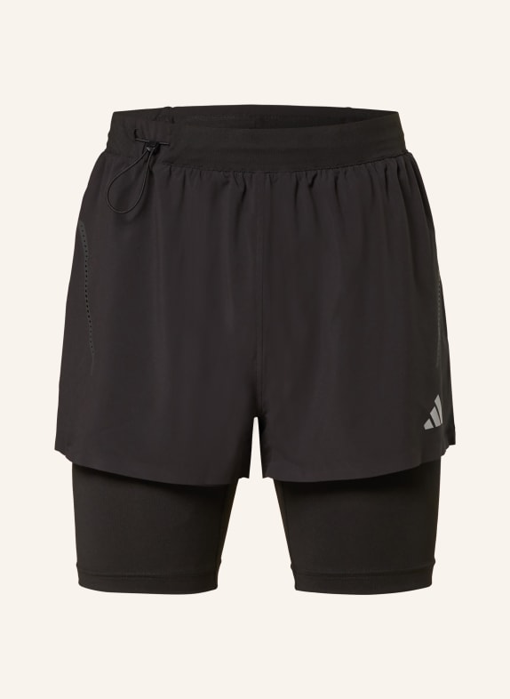 adidas 2-in-1-Trainingsshorts HEAT.RDY HIIT SCHWARZ