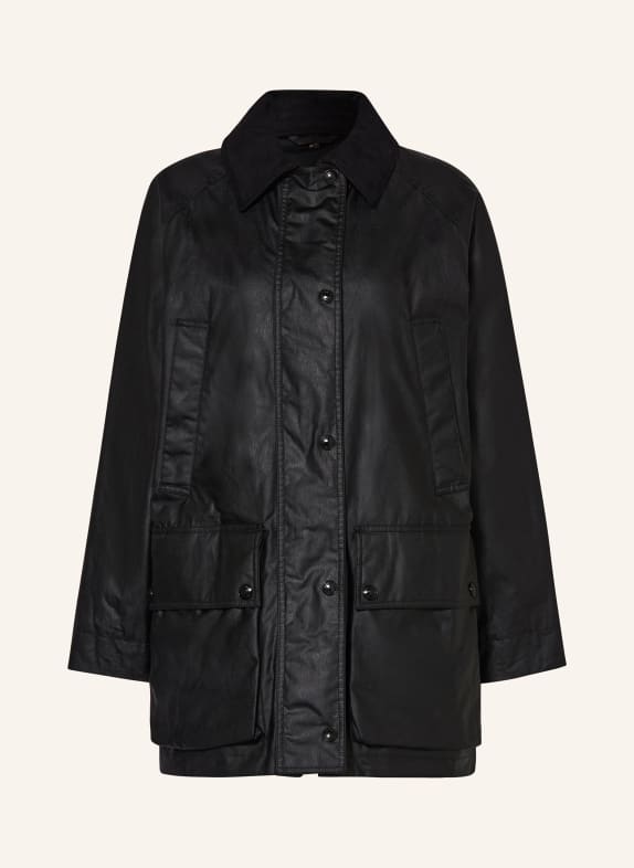 BELSTAFF Kurtka polowa oversize TONAL FESTIVAL JACKET CZARNY