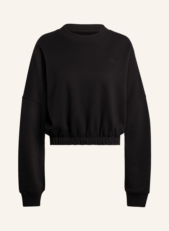 adidas Originals Cropped sweatshirt PREMIUM ESSENTIALS BLACK