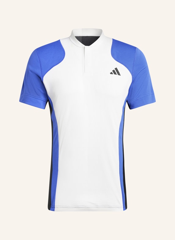 adidas Poloshirt HEAT.RDY PRO WEISS/ BLAU/ SCHWARZ
